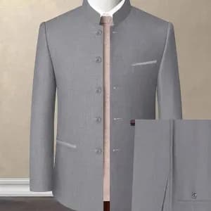 ensembleelegantpourhommeacolchinoisclassiqueetmotifcolorblock