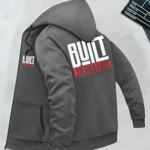 jacketacapuchereversibleimprimeebuiltpourhomme