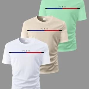 lotde3tshirtsdecontractesacolrondpouradolescent