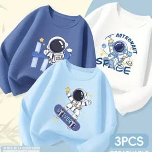 lotde3chemisesamancheslonguesencotonpourgarcon