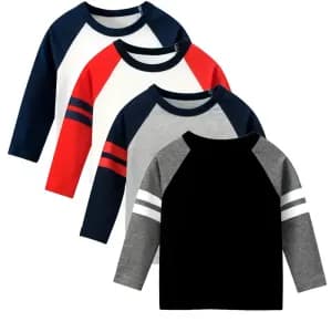 lotde4tshirtsamancheslonguespourgarcons