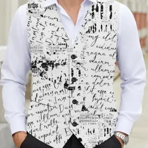 giletstreetwearcolvpourhommeavecimprimetextenoiretblanc