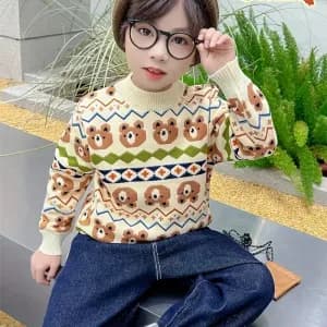 pullentricotamancheslonguesetcolrasducoupourgarcon