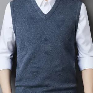 giletenmaillesansmanchesacolenvpourhomme