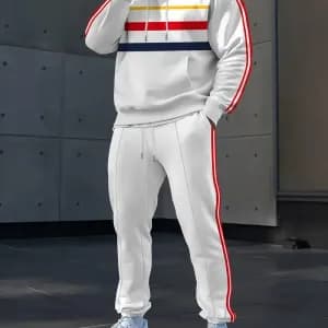 ensemblesweatshirtacapuchedecontracteettendancepourhomme