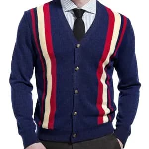 cardiganrayedecontractepourhomme