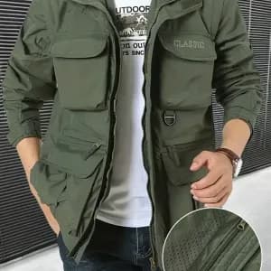 vesteacapuchedecontracteeenpolyesterpourhomme