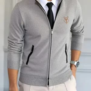 cardiganlegerzippepourhommevestepullcolmontant-yjvz5s