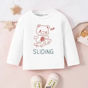 tshirt100cotontendanceamancheslonguesetcolrondpourgarcon