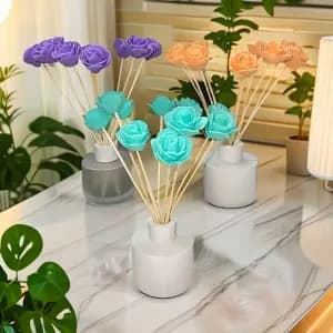 kitde10fleursmulticoloreset10batonnetsparfumes