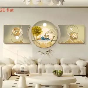 lotde3tableauxdecoratifs2daplatarthautdegammeaveccadreenresine