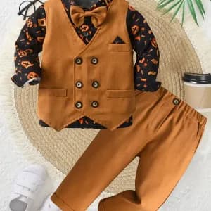 ensemble4piecespourgarconchemiseimprimeeamancheslongues