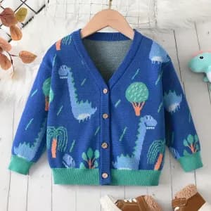 cardiganenmailledoucepourgarconvestelongueboutonnee