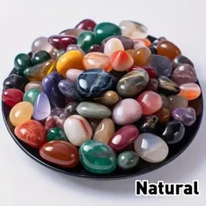 100gdepierresetcristauxnaturelspolisdecouleursvarieesdestyleboheme