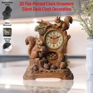 horlogedetable2dplateenboisstyleecureuil