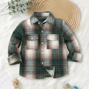 chemiseacarreauxmancheslonguespourgarcon