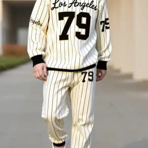 ensembledeuxpiecespourgarconsweatshirtacolrasducouetpantalonlong