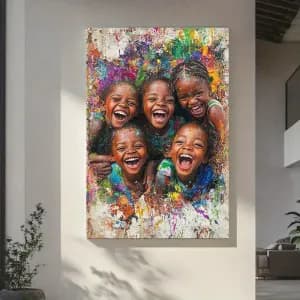 toilemuralesanscadre7998x11999cmimpressionartistiquevibrantedenfantsaf