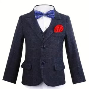 ensemble3piecespourgarconvestepantalonetnoeudpapillonpourenfant