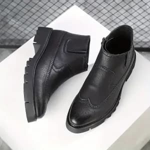 bottineschelseahommecouleurunietigedoublureetsemelleensimilicuir