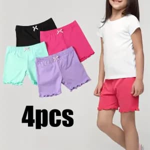 ensemblede4shortspourfillesavecnoeudpapillon