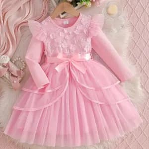 robedeprincesseeleganteamancheslonguespourfille