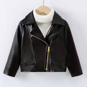 vestecourteensimilicuiravecreversetfermetureeclairdiagonale