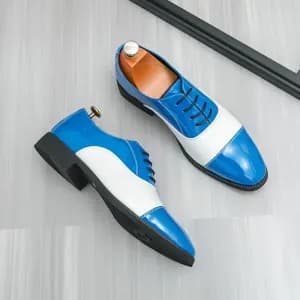 chaussuresoxfordbicoloreselegantespourhomme