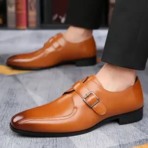 chaussuresaboucleclassiquespourhommegrandestaillescouleurunie