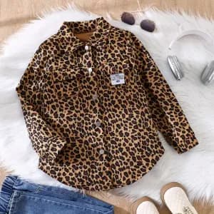 manteauimprimeleopardmarronetnoirpourfille