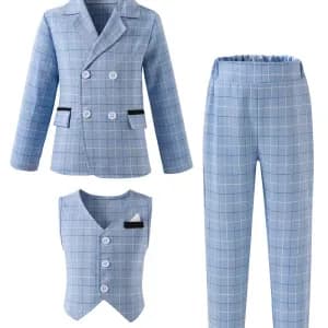 ensemble3piecespourgarconqueuedepieblancheafinesrayuresaveccolgiletetp