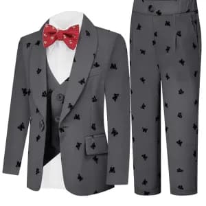 ensemble3piecespourgarconvestegiletpantalonetnoeudpapillon