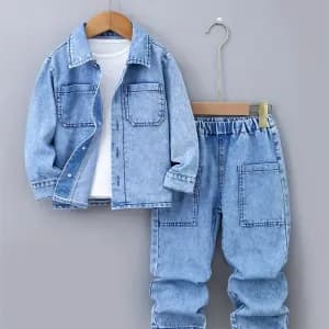 ensembleenjeandelavepourgarconstyledecontracteetsimple