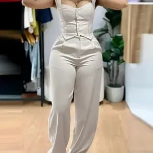 ensembledeuxpiecespourfemmedebardeuretpantalonlongstylechic